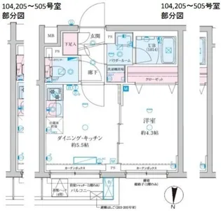 ジェノヴィア京成立石V【1階】の間取り