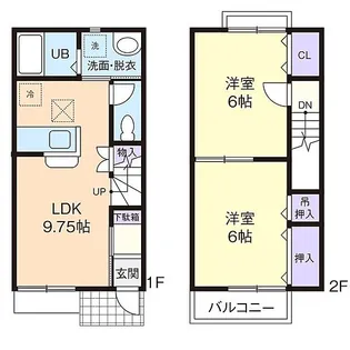 ラポール瑞穂I【1階】の間取り
