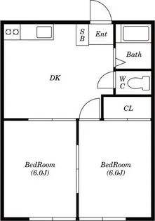 神奈川県横浜市南区永田北3【アパート】の間取り