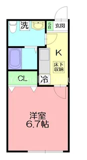 メルシーメゾン【1階】の間取り