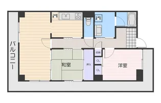 ベリオ高石【5階】の間取り