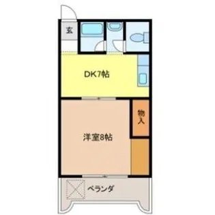 スカイハイツ【3階】の間取り