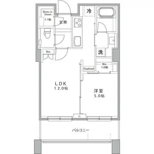パークコート麻布十番 ザ タワー【14階】の間取り