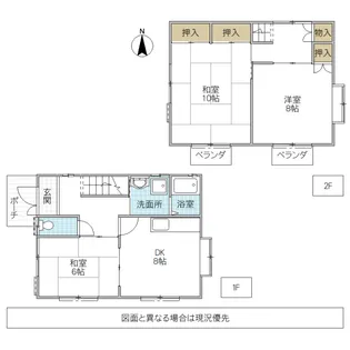 茨城県水戸市見川2【一戸建】の間取り