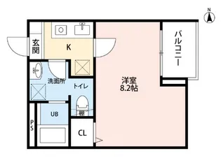 エル ソルあすと長町【3階】の間取り