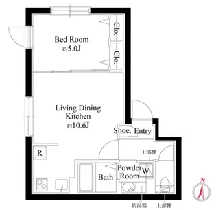 東京都江東区清澄2【マンション】の間取り