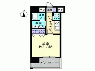 ハアラン高柳【11階】の間取り