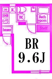 ハレレア横浜反町【3階】の間取り
