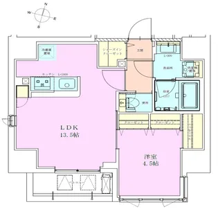 恵比寿レジデンス参番館【10階】の間取り