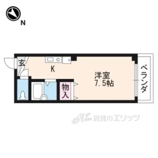 ハイツ玉川VII【2階】の間取り