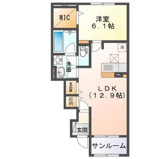 アーク C【1階】の間取り