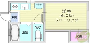 大黒ハイツ【2階】の間取り