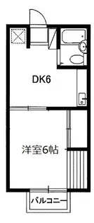静岡県静岡市駿河区みずほ5【アパート】の間取り