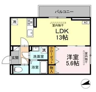 神奈川県秦野市鶴巻南4【アパート】の間取り