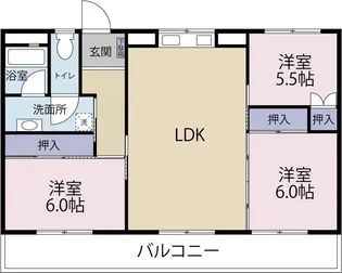 ラ・ファミーユ大工町【8階】の間取り