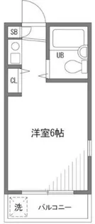 東京都三鷹市中原1【アパート】の間取り
