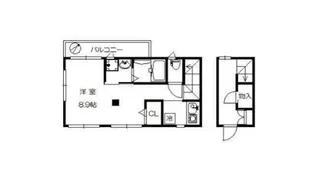 LittleCarrot【2階】の間取り