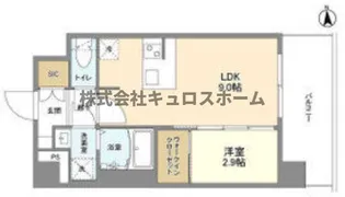 大阪府大阪市天王寺区東上町【マンション】の間取り