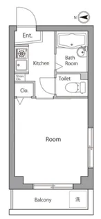 東京都新宿区早稲田鶴巻町【マンション】の間取り