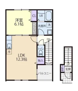 Evolution II【2階】の間取り