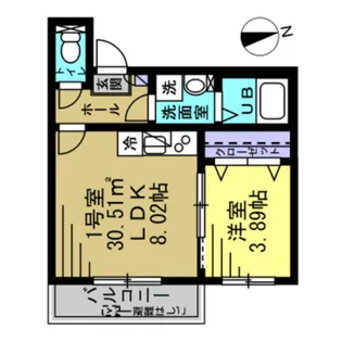 千葉県習志野市谷津2【アパート】の間取り