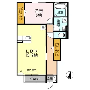 エスペランサ【1階】の間取り