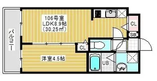 プラージュ幕張【1階】の間取り