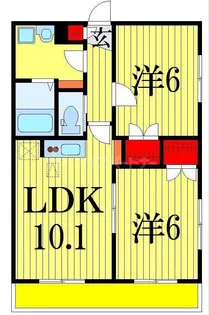 千葉県習志野市谷津5【マンション】の間取り