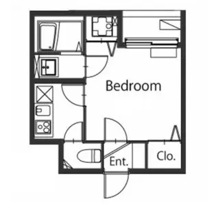 クラーロ三軒茶屋【1階】の間取り