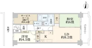東大島ファミールハイツ1番館【13階】の間取り