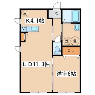 COMFORT・M(コンフォート・エム)【2階】の間取り
