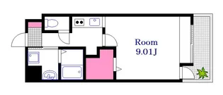 Peace Tower Y`s【7階】の間取り