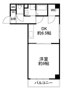ヴェリテ有賀【3階】の間取り