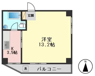 東京都葛飾区亀有1【マンション】の間取り
