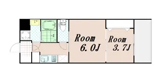 CREST TAPP京都二条【2階】の間取り