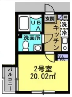 千葉県柏市中央2【アパート】の間取り