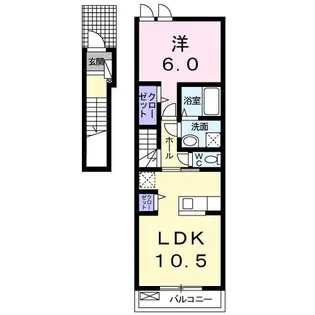 愛知県名古屋市名東区八前2【アパート】の間取り