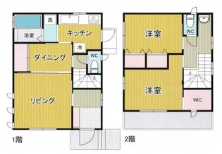 福島県郡山市安積2【一戸建】の間取り