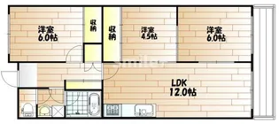 メゾン操山【7階】の間取り
