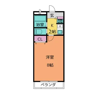 アンジェリーナ【4階】の間取り