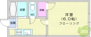 コーポ星【2階】の間取り