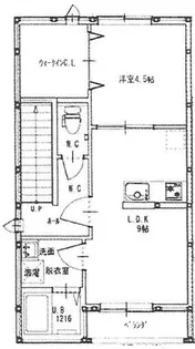 ルミウス延喜C棟【2階】の間取り