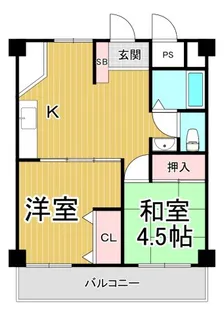 曙コーポ【2階】の間取り
