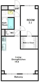 細谷コーポ【6階】の間取り