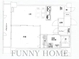 ティーケー青葉台【4階】の間取り