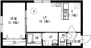 ル・ファール山鼻19条【1階】の間取り