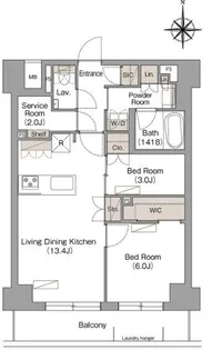 ヴェール・クレール武蔵小杉【1階】の間取り
