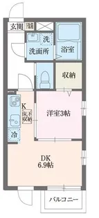 エルスタンザ赤羽【1階】の間取り