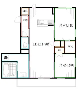 Graceful Residence【3階】の間取り