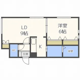 コムフォート北16条【1階】の間取り